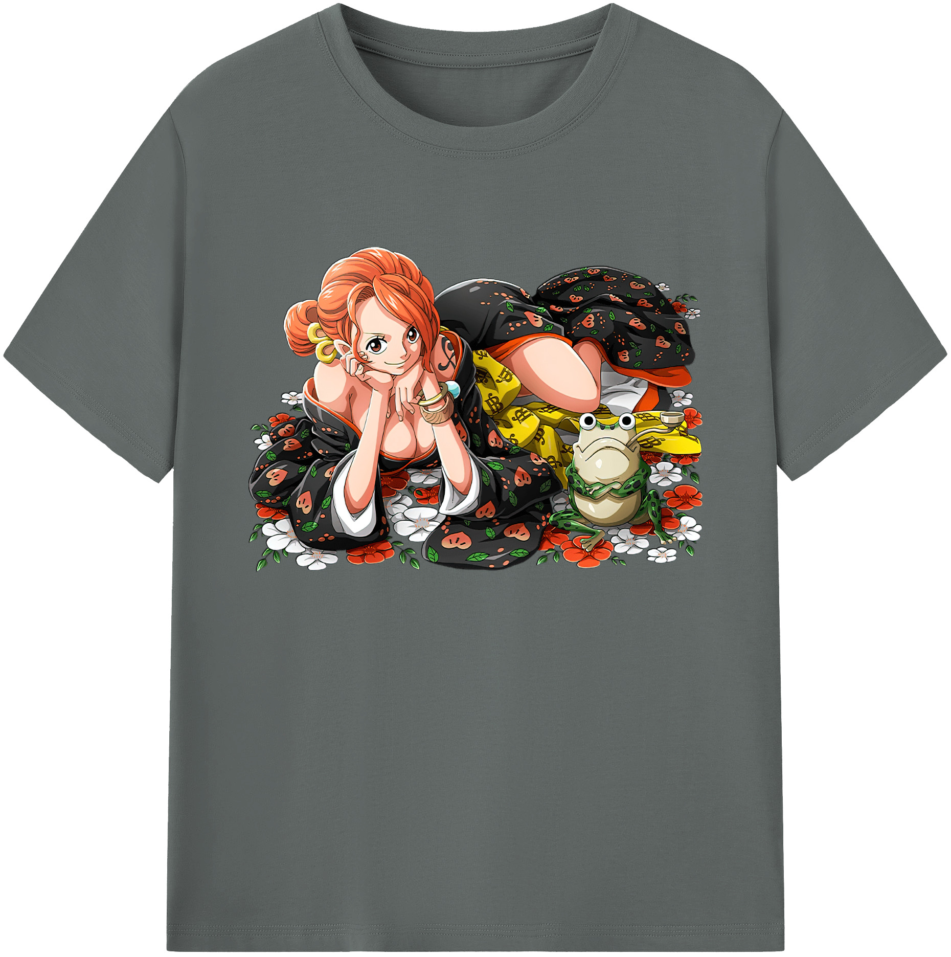 ワンピース ナミ ONE PIECE Nami 綿100％ メンズ半袖Tシャツ｜肌触りやわらか＆通気性